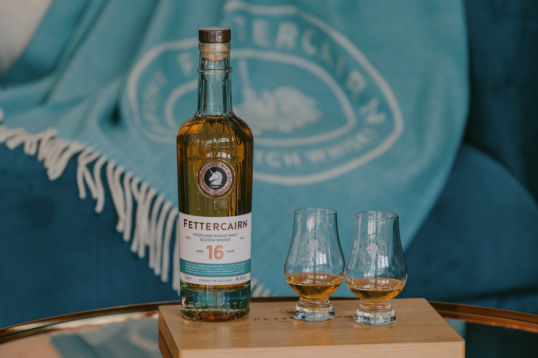 Raise a Dram: A Bespoke Merino Lambswool Throw for Fettercairn Whisky