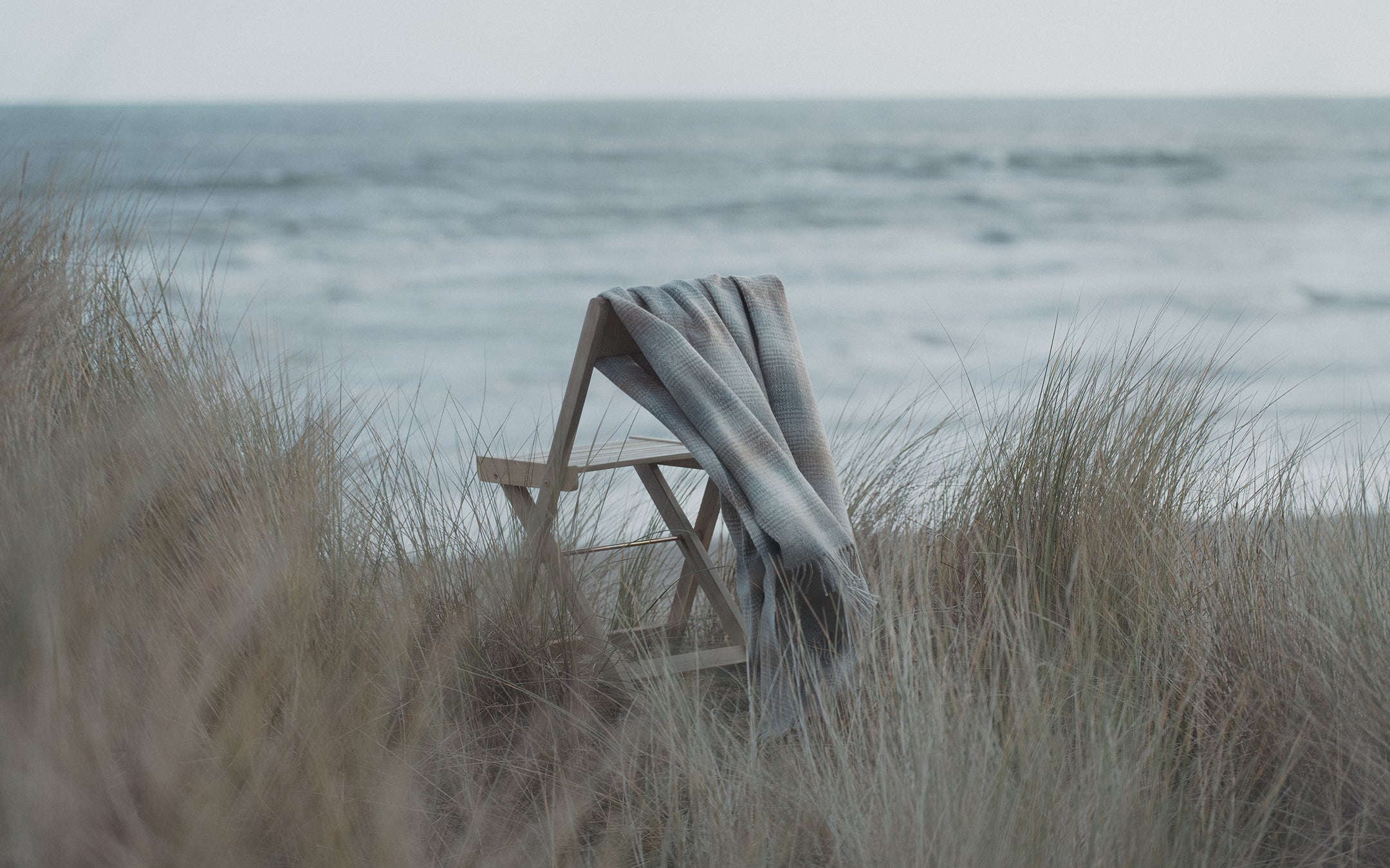 Lunan Bracken Throw – Scottish Lambswool Throw Inspired by Lunan Bay