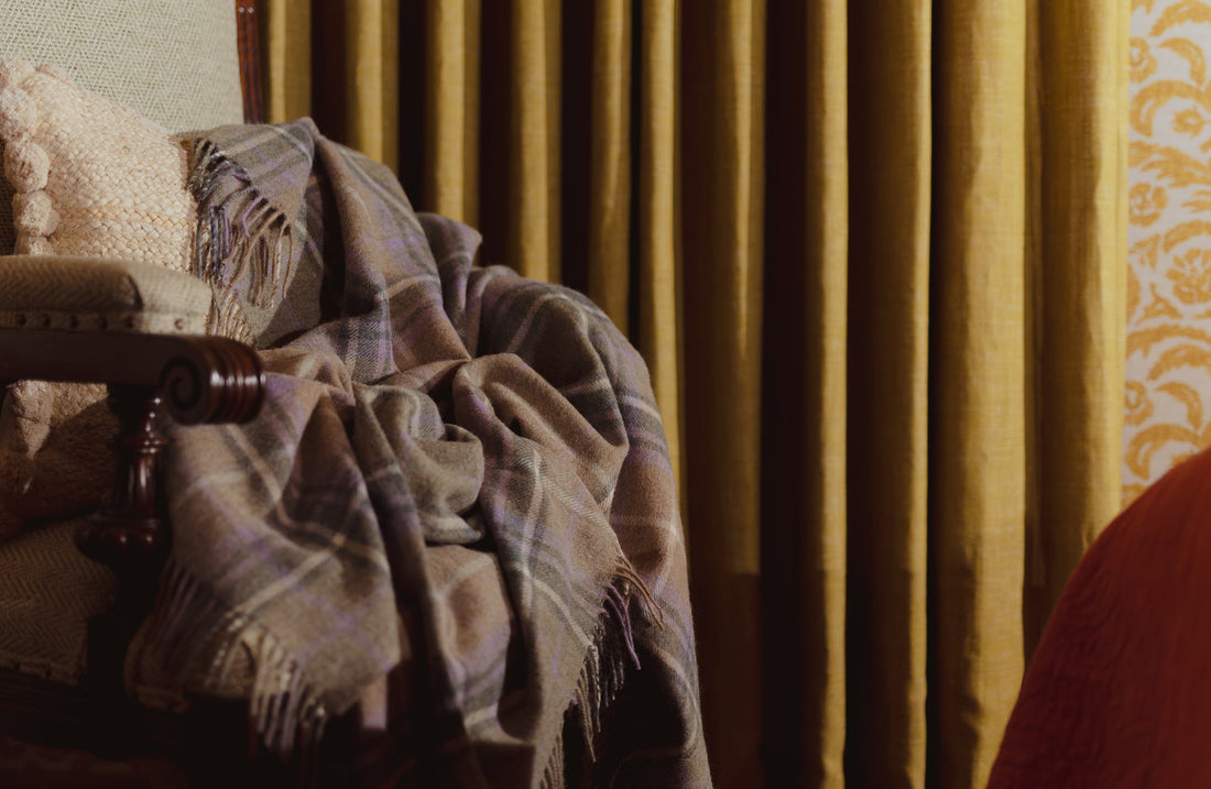 Inver, Weem and Stix: Recycled Wool Throws Inspired by Highland Perthshire