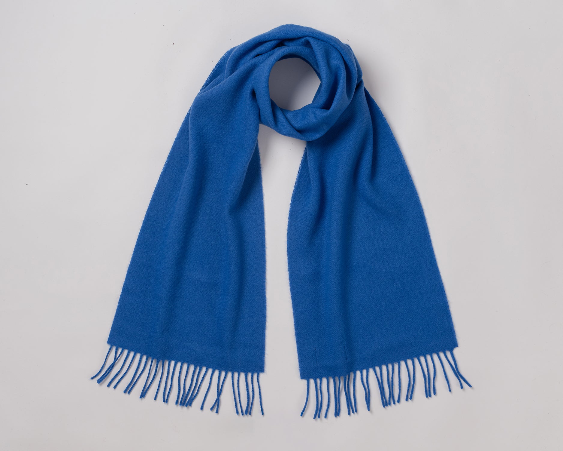 Plain Cobalt Scarf